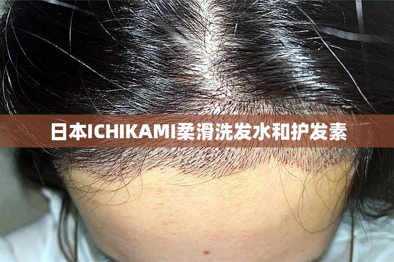 日本ICHIKAMI柔滑洗发水和护发素