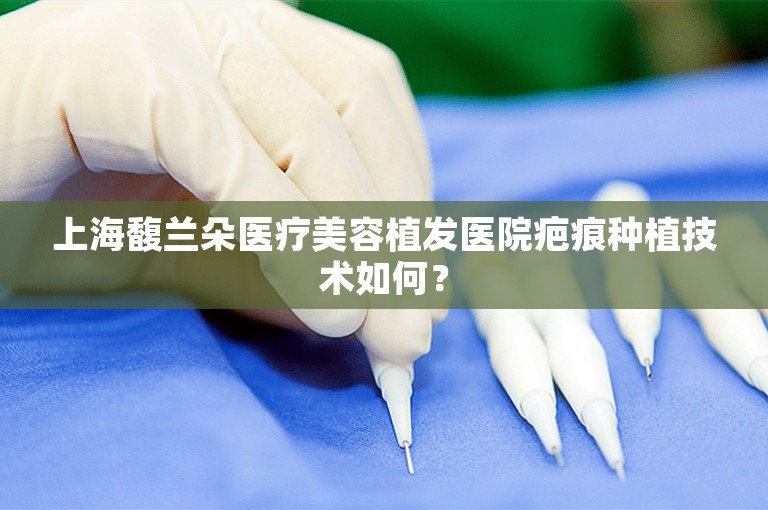上海馥兰朵医疗美容植发医院疤痕种植技术如何？