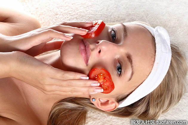 每天在脸上涂番茄对皮肤有好处吗？