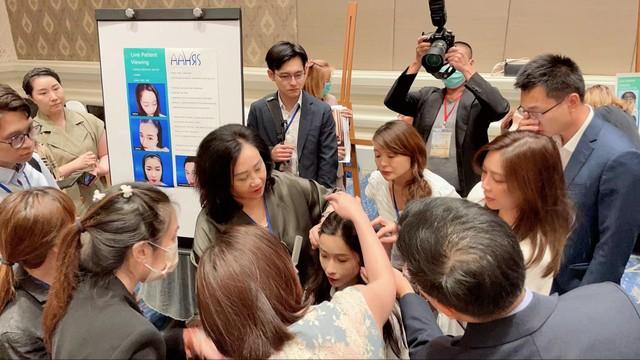 碧莲盛携“不剃发植发技术”参加亚洲毛发移植大会，多国专家现场称赞：是艺术品